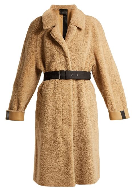 prada shearling coat.